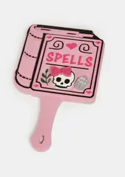 [For Her Vanity] Spell Book Hand Mirror