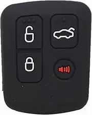 Car Key Case for Ford Territory SX XR6 XR8 Falcon BA BF, 4Button Silicone Car Key Cover Case Remote Key