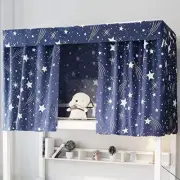 Bunk Bed Privacy Cloth Curtain Blackout Mosquito Net Sleeper Low Loft Bed Canopy
