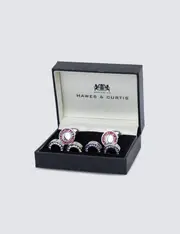 Hawes & Curtis Assorted Crystal Cufflink Set Size: One Size