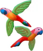 Parrot Party Decoration, Inflatable Parrot Decoration | Vista Print Cartoon Inflatable Pool Toys,2 Colorful Pool Toys Outdoor Beach Toys for Beach, Gathering, Pool