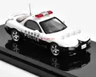 AU Hobby Japan 1:64 White RX-7 FD3s Police Sports Model Diecast Metal Car New