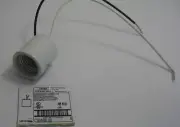 LEVITON 10085 Incandescent Lampholder - Medium Base E26 - Keyless - WH Porcelain