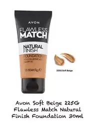 Avon Soft Beige 225G Flawless Match Natural Finish Foundation 30ml