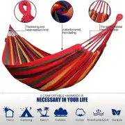 450LBS Heavy-Duty Outdoor Hammock with Tree Strap-Durable Portable and Spacious