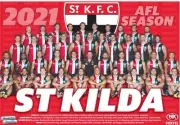 St kilda saints Team poster, AFL football,Sydney swans,bulldogs,pies books,blues