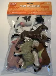 Wild Republic Farm Collection Of 5 Pcs Animals Item # 53527 PVC