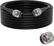 POBADY N to N Male Jumper N Male to N Male Low Loss Coaxial Cable RG58 32.8FT/10M for 3G 4G 5G LTE Antenna Ham Radio GPS WiFi