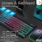 Backlit Bluetooth Keyboard Mouse For Samsung Galaxy Tab A9+ A8 S10+ S9 FE S8 S7