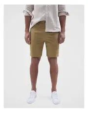 [Unison] Slim Chino Short in Brown