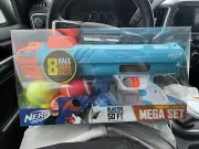 Nerf Launcher Dog Ball Thrower - 8 Ball MEGA SET