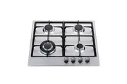 Heller 60cm Stainless Steel Gas Cooktop w 4 Burners Kitchen Cooking Silver