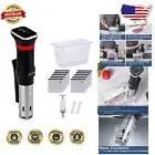 High-Efficiency Sous Vide Cooker Set: 1100W Immersion with 6L Container & Bags