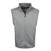 New PGA Tour Golf 2 Tone Full Zip Vest Quarry Heather XXL