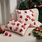 Santa's Hat Throw Pillowcover Square Cushion Cover Sofa/Bed