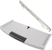 SOESFOUFU 1 Set Large Under Desk Keyboard Tray with Smooth Sliding Mechanism Ergonomic Design for Comfortable Typing Durable Material for Home and Office Use