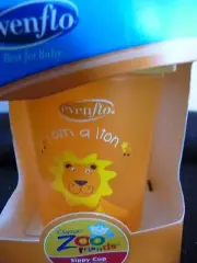EVENFLO 180ml CLASSIC ZOO FRIENDS SIPPY CUP LION