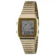 Timex Q Reissue Digital LCA Gold Watch TW2U72500 Retro 80s LCD Men's Quartz