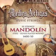 Medina Artigas LATIN AMERINA MANDOLIN 10 String Steel Silver Plated W. 1400/10
