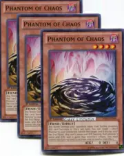 3 X YU-GI-OH PHANTOM OF CHAOS 1ST ED COMMON MINT BP01-EN196