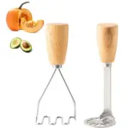 2Pcs Free Standing Potatoes Crusher Set Food Smasher Set Kitchen Gadget