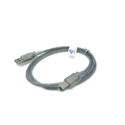 3ft USB Cord CLR for HP DESKJET 2652 3630 3637 3752 3758 3845 F4580 5650 F4140