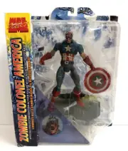 DIAMOND SELECT MARVEL SELECT ZOMBIE COLONEL AMERICA 2007 UNOPENED IN PACKAGE