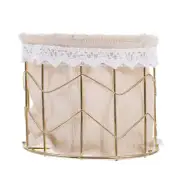 Gold Wire Flower Vase Pen Marker Storage Cup Wire Plant Holder Basket