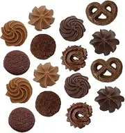 BESTonZON 16pcs Cookies Model Fake Cookies Lifelike Biscuit Bakery Cookie Decoration Fake Biscuit Model Cookie Model Simulated Cookie Adorn Play Cookie Toy Artificial Food for Decoration