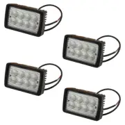 (4) LED Flood Work Lamps R54411 Fits Case-IH FLX3010 FLX3510 FLX4010 FLX4510
