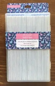 Bella Beauty Dual-side Grit Nail Files with Hard Case 28 ct. 28 Cute Designs