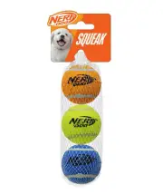 Nerf Dog Toys 2" Tennis Ball 3 pack with Squeakers