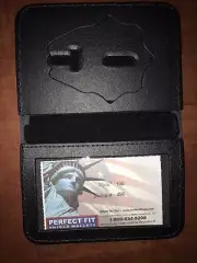 Fire Department Firefighter Perfect Fit Badge Wallet Style 100 Cut 496
