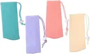 ERINGOGO 4Pcs Soap Foaming Bags Mesh Soap Pouches for Easy Foaming Storage for Bathroom for Face Washing Shower Use