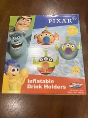 Disney Pixar alien remix inflatable drink holders six pack BRAND NEW