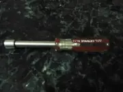 Vintage New NOS Stanley 66-514 7/16 Socket Nut Driver Screwdriver Style USA Tool