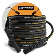 Pressure Washer Hose 50 FT x 3/8 Inch 4000 PSI, Kink Resistant Power Washers ...