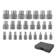 Bolt Remover Set MultiSpline Screw Extractor Hex Head Bit Socket Wrench