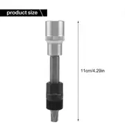 T50 Alternator Pulley Socket Bit with 33 Teeth Tool Alternator Pulley Center Bolt Remover Socket silver black