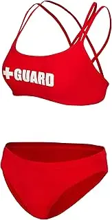 [BLARIX] Guard Swimsuit Double Cross Strap 2 Piece