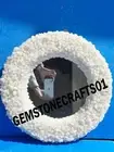 Modern Selenite Crystal Mirror, Wall Interior Mirror Handmade Gifts For Her Deco
