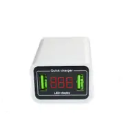 Universal 12-90V 2A Motorcycle Scooter Dual USB Charger With Digital Display