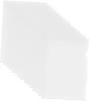 HOODANCOS Pp Plastic Folders l Shape 40pcs Document Sleeves for Office School and Personal Organizing