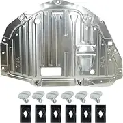 runfider 74112-TLA-A01 74112TLAA01 1 pcs Al-mg Alloy Lower Engine Cover Lid Compatible with Honda CR-V CRV EX EX-L 2017 2018 2019 2020 Splash Guard Shield 2017-2022 Under Car Board