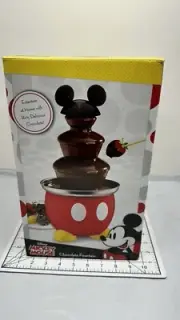 Mickey Mouse Disney Kitchen Chocolate Fondue Fountain Set Fondue DCM-50 Red