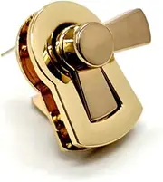 COHEALI Rotative Lock Catch 5pcs Luggage Bag Accessories Safe Travel Lock for Purse Zinc Alloy Golden