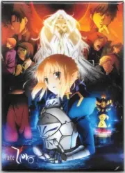Fate/Zero Anime Saber in Water Collage Poster Refrigerator Magnet NEW UNUSED