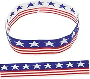 [Healeved] 2Pcs Elastic Sports Headband for Women Non Slip Yoga Workout Headband Comfortable and Breathable for Running Basketball and Everyday Wear Star Pattern