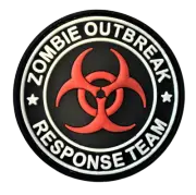 Zombie Outbreak PVC Patch (SEAL Recon Special Forces Green Beret Topgun F35) 209