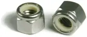 Waxed Nylon Insert Lock Nut Nylock 18-8 Stainless Steel Hex Nuts #6-32 QTY100